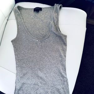 Price Firm!! Sparkly Express Ribbed Racerback